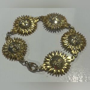 ✨ GIANNI VERSACE Vintage Sun Face Bracelet ✨